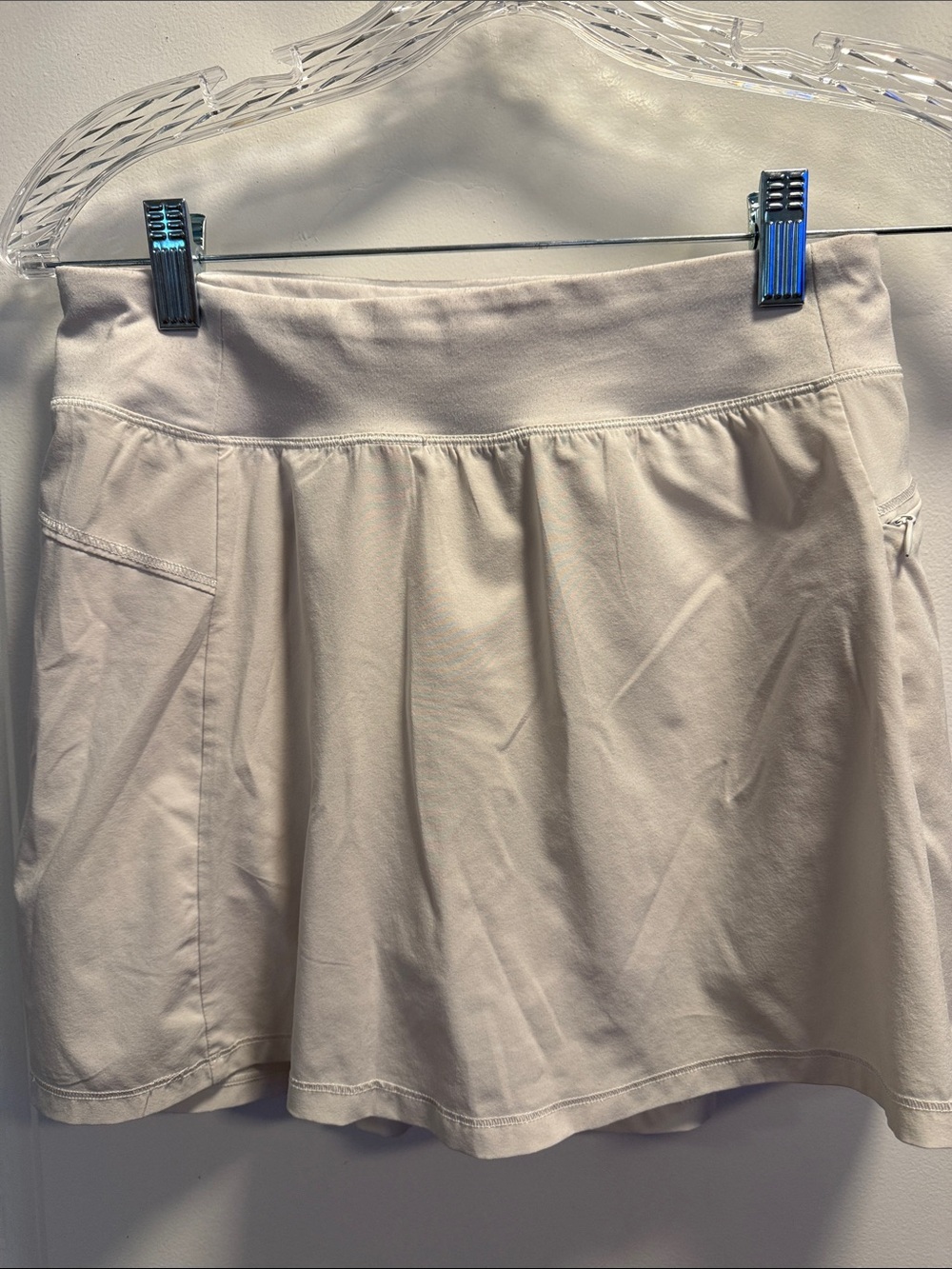 all in motion Cream Athletic Skort with Pockets